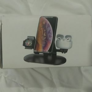 Multi function apple charging stand